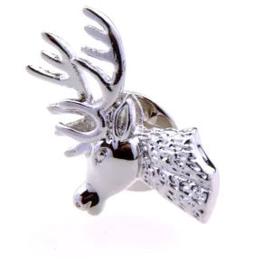 Christmas Deer Elegant Novelty Lapel Pin Custom Mens Suit Shirt Fashion Accessory Wedding Tuxedo Trendy Jewelry Gift