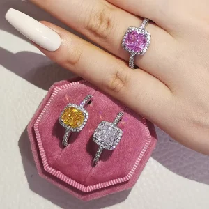 Classic Designer Rings Two Colors for Women Wedding Engagement Finger Jewelry