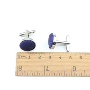 Classic Fashion Dots Solid Polyester Check Design Cufflink for Mens Cuff Buttons Cuff Links Jewelry