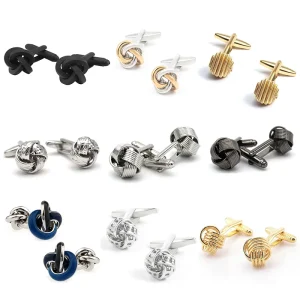 Classic Knot Cufflinks for Men