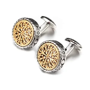 Classic Pattern Premium Elegant Cufflinks Custom Mens Suit Shirt Fashion Accessory Wedding Tuxedo Trendy Jewelry Gift