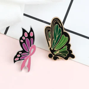 Classic Retro Butterfly Enamel Pin Brooches Fashion Jewelry Bag Lapel Pins