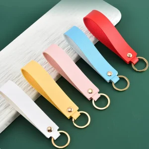 Classic Solid PU Leather Bag Charms Fashion Handbag Pendant Bag Keychain Accessory Gifts for Woman Girl