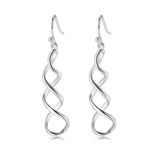 Classical Fashion Personality Women Jewelry Spiral Geometric Drop Earring for Girls Party Birthday Gift