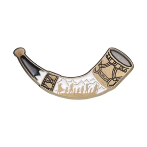 Classical Movies Horn Enamel Pin Retro Vintage Musical Instrument Lapel Pin Hard Collect Metal Brooches Pin Jewelry