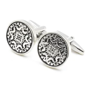 Classical Texture Elegant Cufflinks Custom Mens Suit Shirt Fashion Accessory Wedding Tuxedo Trendy Jewelry Gift Set