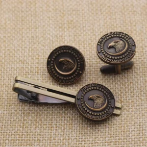 Clothing Accessories Metal Cufflinks Tie Clip and Shirt Brass Jewelry Clothing Accessories Tie Clip Shirt Lapel Pin