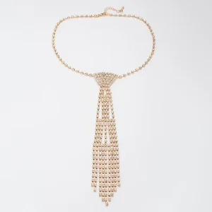 Clothing Pendants Sweater Chain Long-style Decorative Necklace for Women N340