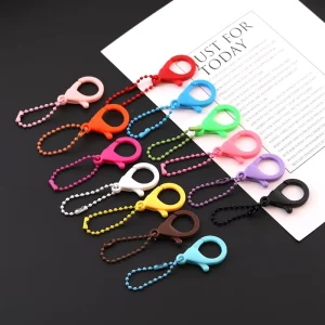 Coin Holder Keychain Plastic Lobster Clasp Gugak Chain Lightweight Hard-Wearing Earth Day Accessories