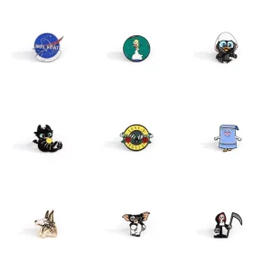 Collection Brooch Cartoon Cute Alloy Niche Design Unisex All-match Clothes Decoration Pin Jewelry Designer Brooches