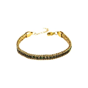 Color Diamond Zircon Non Fading Versatile Fashion Bracelet Niche Personality Super Sparkling Bracelet