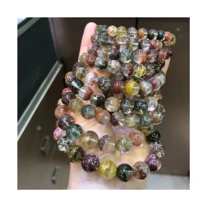 Color Ghost Crystal 8mm 10mm 12mm Bracelet Women’s Fashion Crystal Ornament