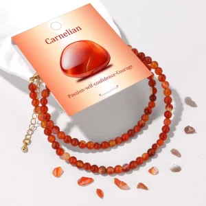 Color card packaged Hand made Pearl Cut bead Necklace Available Multiple Colors Delicate Geometric Beaded Unisex Choker