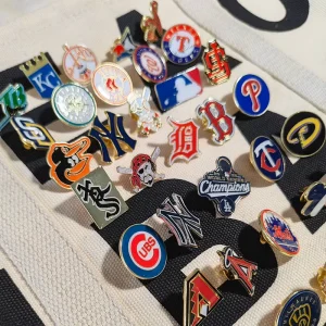 Colorful Baseball Enamel Lapel Pin Baseball Fans for Fashionable Baseball Lapel Pins Souvenir Brooch