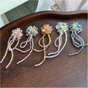 Colorful Boho Glossy Yellow Charms Components Chunky Handbags Accessories