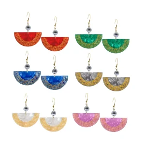 Colorful Jewelry Acrylic Earring Beautiful Earring Designs for Women