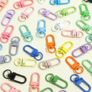Colorful Vintage Trendy Metal Designer Keychain Accessory Professional Style Accessory Decorative Special Bag Parts Accessories
