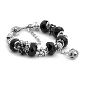 Colourful Fancy Chain Bracelet for Girls Rhinestone Chain Link Bracelets Bulk Women Jewelry Bracelet