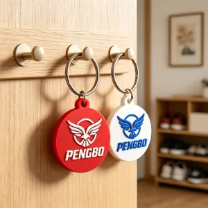 Compact Portable 2D Soft PVC Waterproof Cartoon Customizable Cute Style Durable Lightweight Keychain Multi Shaped Bag Accessory