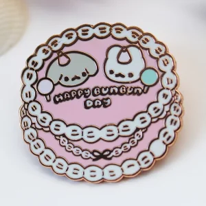 Competitive Price Custom Cute Animal Metal Brooch Pin Badge Hard Enamel Pin for Clothes
