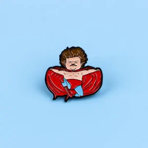 Cool Cartoon Priest Brooch for Clothes Women Men Soft Enamel Pin Lapel Pin for Backpack Badges Pins Accessories Jewelry
