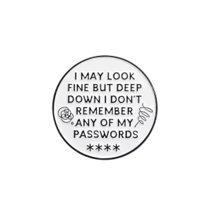 Cool Collected Enamel Pins Funny Sarcasm Proverb Brooches Metal Lapel Badges Christmas Halloween Fairy