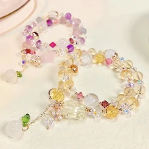 Costume Crystal Luxury Bracelet Pendant Wrist Jewelry