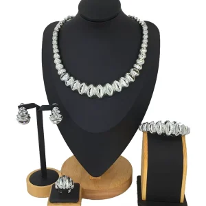 Costume Fashion Dubai Jewelry Accessories Gold Plated Ladies Jewelry Sets FHK12491
