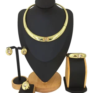 Costume Fashion Dubai Jewelry Accessories Gold Plated Ladies Jewelry Sets FHK12724
