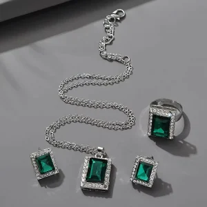 Costume Jewellery Sets Fashion Popular 24k Gold Plated Wedding Jewelry Set