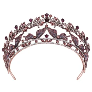 Costume Party Hair Accessories Butterfly Champagne Wedding Crown Girls Tiaras