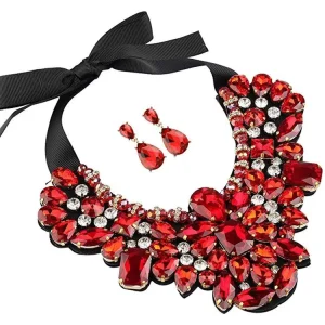 Costume Statement Necklace for Women Jewelry Fashion 1 Set