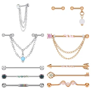 Creative Customized Fashion Industrial Body Barbell Piercing Jewelry