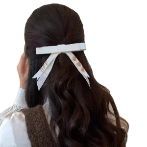 Creative Fashion Charm Bow Hair Clip Elegant Party Hair Accessories for Girls Made of High Quality Fabric for Styling