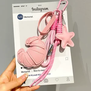 Creative PU Star Bag Hanging Rope Fashion Style Women’s Handbag Mobile Phone Anti Loss Hanging Pendant Charm