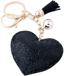 Creative Sparkling Keychains Bag Charms for Women Girls Crystal Bling Rhinestone Backpack Handbag Accessories