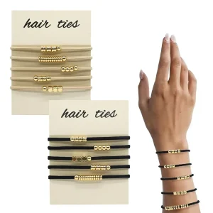 Cross Border European American Retro Metal Bohemian High Elasticity Hair Ring Bracelet Women’s Hair Hair