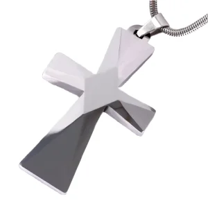 Cross Tungsten Steel Pendant Cut Flowers Korean Edition Men’s Necklace Accessories Versatile Fashion Accessories