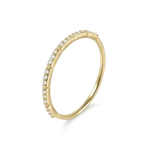 Cross-border Jewelry Vintage Hexagon Stacking Band S925 Sterling Silver Inlaid Moissanite Tiny Ring Women Fashion Unique Ring