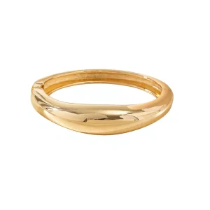 Cross-border Smooth Electroplated Alloy Bangle Fashion Simple Personality Non-fading Factory