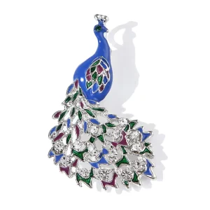Crystal Brooches Pins Alloy Flower Brooch Women’s Fashion Accessories Custom Rhinestones Animal Suit Dress Brooch