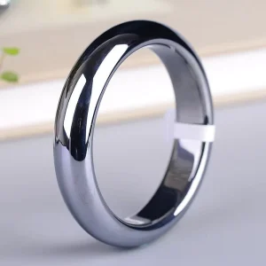 Crystal Craft Gemstone Terahertz Bangle Crystal Healing Stones Fashion Gem Charm Jewelry
