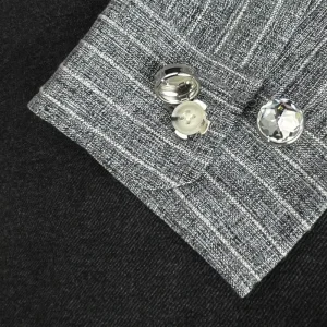 Crystal Diamond Elegant Button Cover Cufflinks Custom Mens Suit Shirt Fashion Accessory Wedding Tuxedo Trendy Jewelry