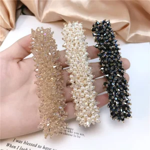 Crystal Hairpins Head Wear Rhinestone Hair Clips Styling Tools Barrette Hair Accessories for Girls Women Accessories