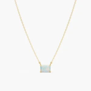 Crystal Jewellery Brass PVD Gold Plated Birthstone Bar Pendant Necklace For Party Occasions Unisex