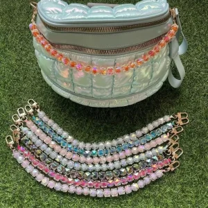 Crystal Luxury Mini Fashion Bag Chain Decorative Handbag Replacement Shoulder Strap Acrylic Bag Charm