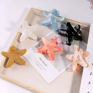 Crystal Sweet Joker Classic Hairpin Fashion Trend Grab Custom Logo Women Back of Head Updo Claw Clip Ponytail Hair Accessory