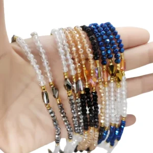 Crystal Waist Chain Body Chain 48 Inch Cotton Thread Waist Beads Gold Plated Women’s Wedding Anniversary Gift