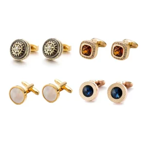 Cufflinks Pins Buckles Corsage Box Fashion Lord of the Rings Cufflinks for Men Accessories