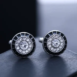 Cufflinks Trendy Alloy Cufflinks Silver Plated Jewelry Gifts White Shirt With Cufflinks Luxury